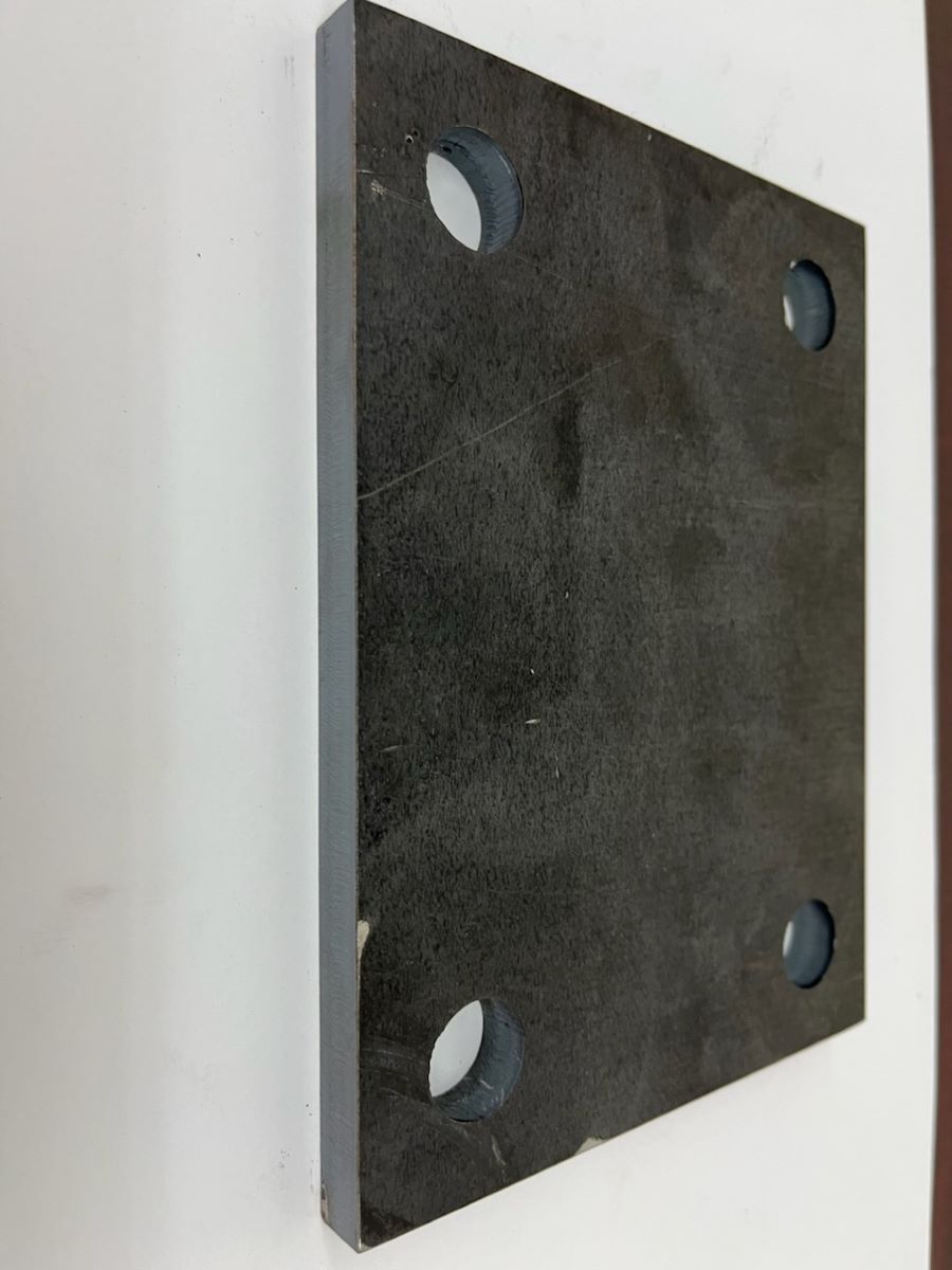 thick base plate laser cut